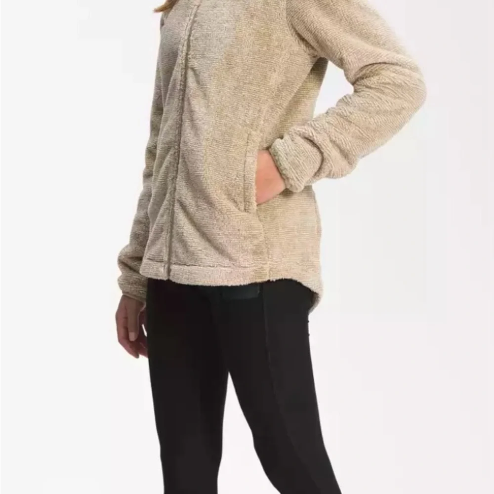 The North Face Cream Teddy Jacket Plush Fleece Full-Zip - Picture 4 of 5